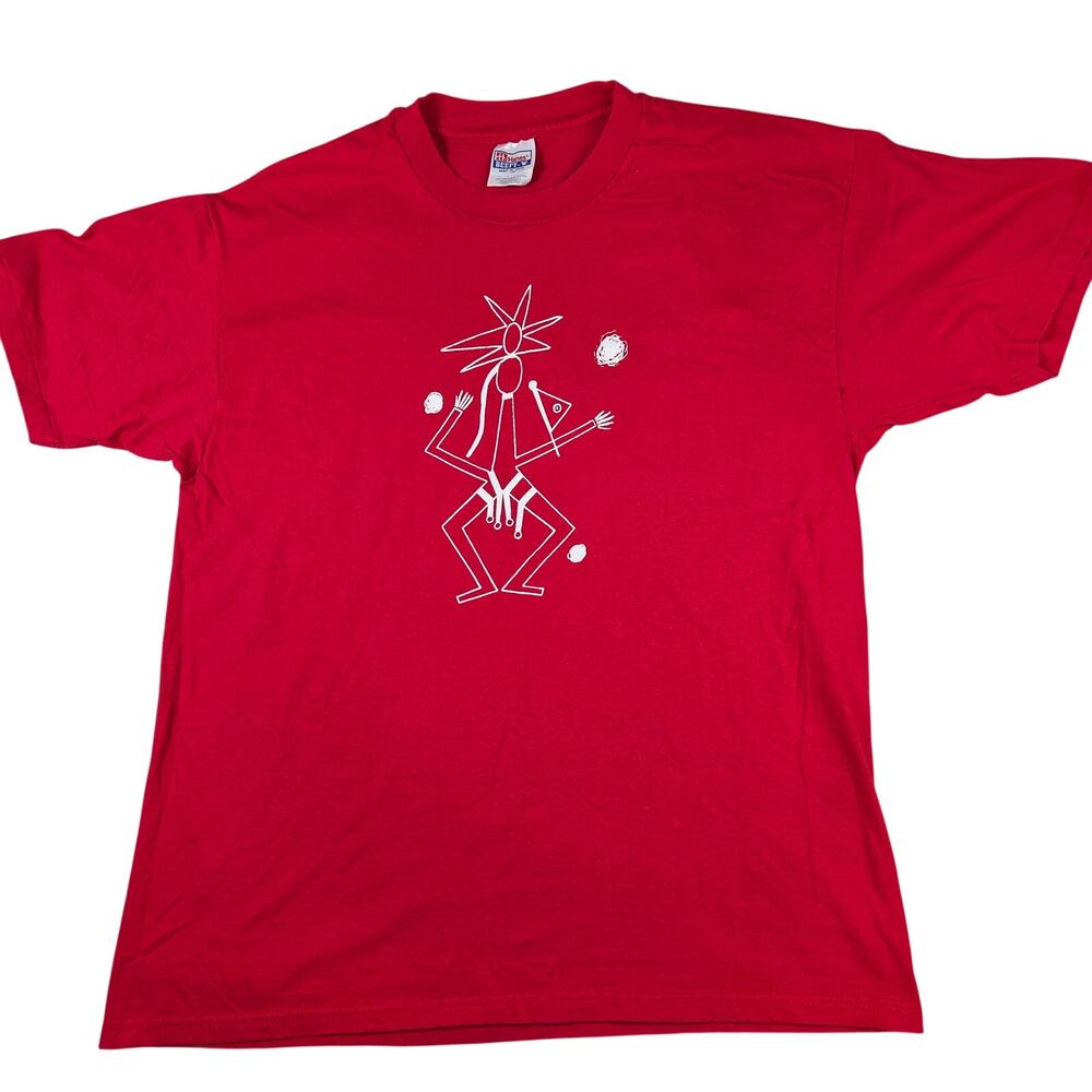 Vintage Hanes Beefy-T Zacatecas Appleton WI Single Stitch Red T Shirt XL